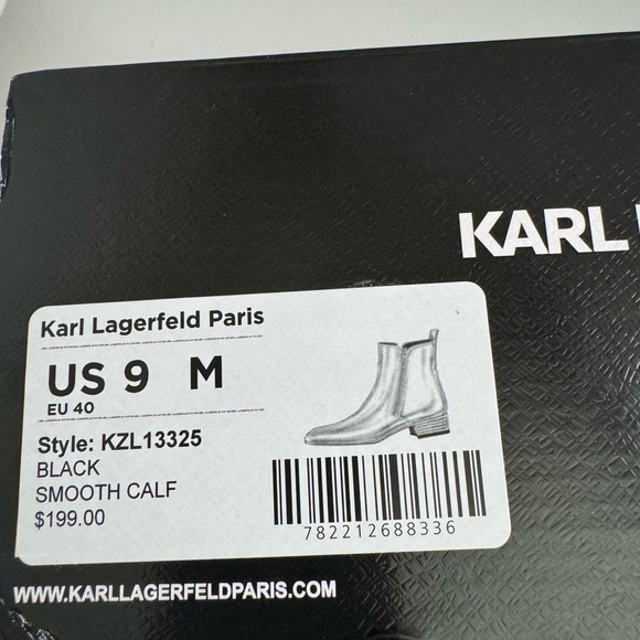 Karl Lagerfeld boots size 9 - Picture 6 of 8
